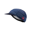 Castelli Casquette Rosso Corsa Bleu/Blanc