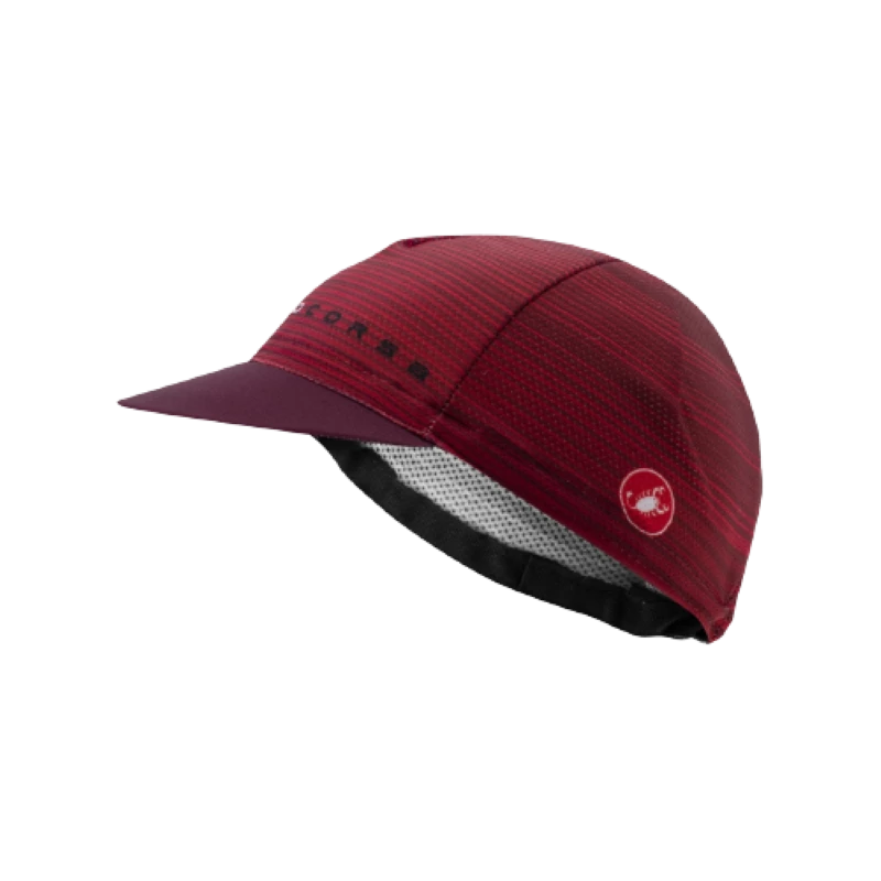 Castelli Casquette Rosso Corsa Bordeaux