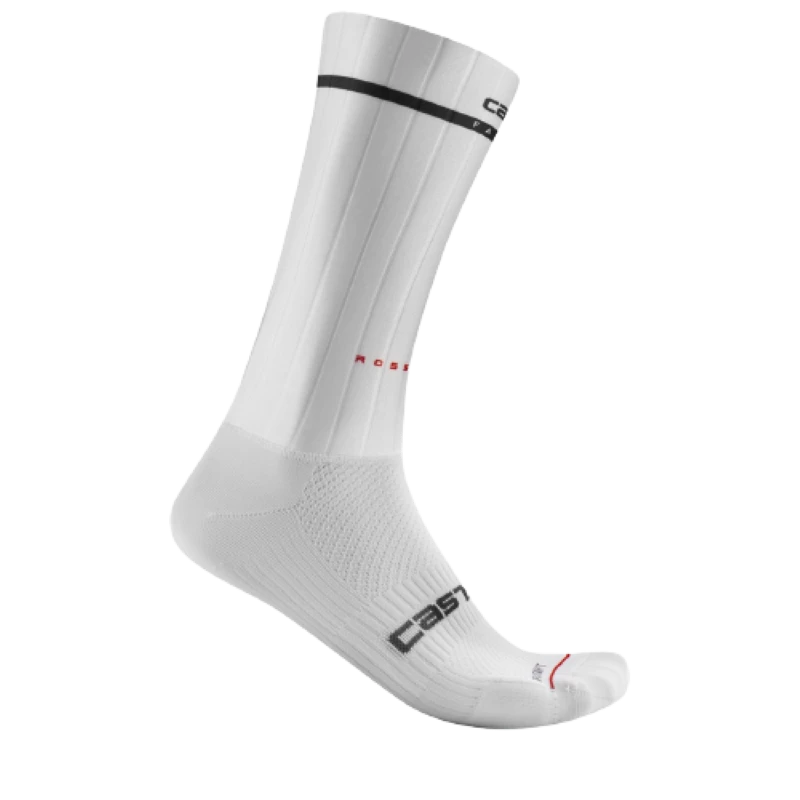Castelli Chaussettes Fast Feed 2 Blanc