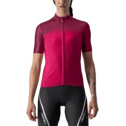 Castelli Maillot Velocissima Rouge/Bordeaux