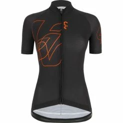 Liv Maillot MC Valentia Noir-orange
